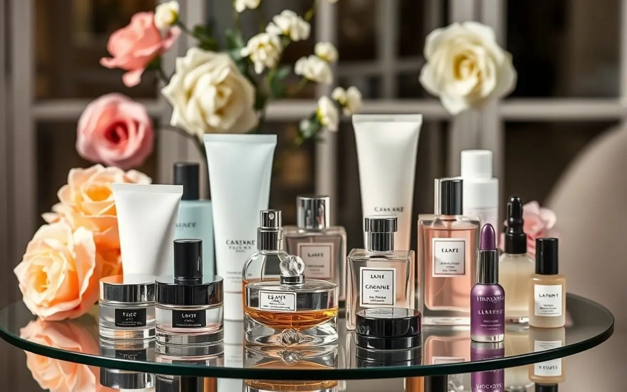 Cosmétiques populaires en Algérie 2024 : crèmes hydratantes, maquillage bio, parfums, soins capillaires naturels, tendances beauté