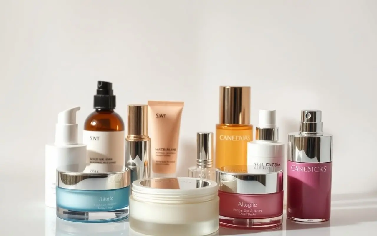 Routine de soin pour la peau algérienne, cosmétiques en ligne, nettoyage, hydratation, protection solaire, exfoliation, conseils beauté
