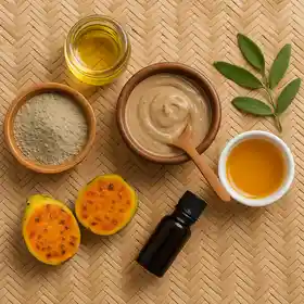 Masque visage maison façon algérienne – ingrédients naturels