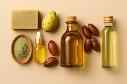 Natural Skincare Products Algeria – Clean Beige Composition