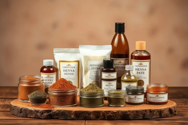 "Henné naturel Algérie pour soins capillaires et beauté traditionnelle"