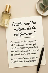 Image professionnelle illustrant les métiers de la parfumerie