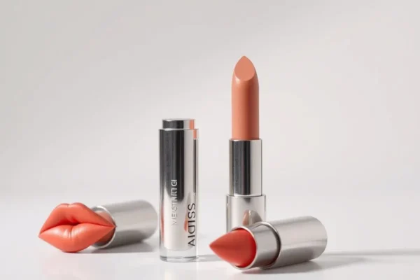 alt="Y2K lips Algérie 2025 : lèvres glossy ou nude modernisées avec crayon contour et fini satiné"