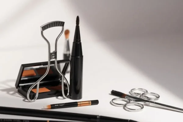 Accessoires yeux et sourcils maquillage en Algérie : recourbe-cils, pinceaux, brosses.

