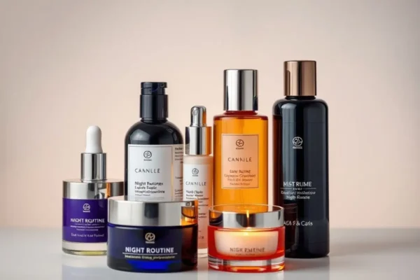 Alternance rétinol et AHA/BHA dans la crème de nuit en Algérie pour une peau saine.