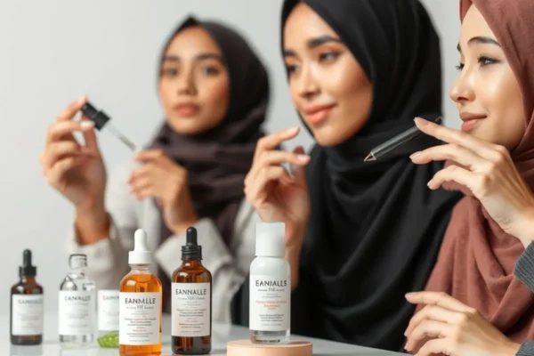 Application du sérum visage en Algérie, quantité et gestuelle optimale.