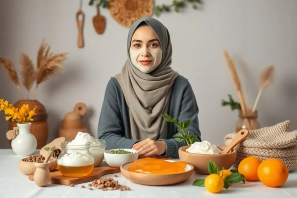 Avantages des masques visage maison en Algérie, contrôle et économies.