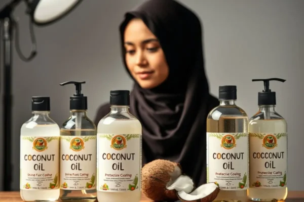 Bienfaits de l’huile de coco pour les cheveux : anti-casse, brillance, protection.