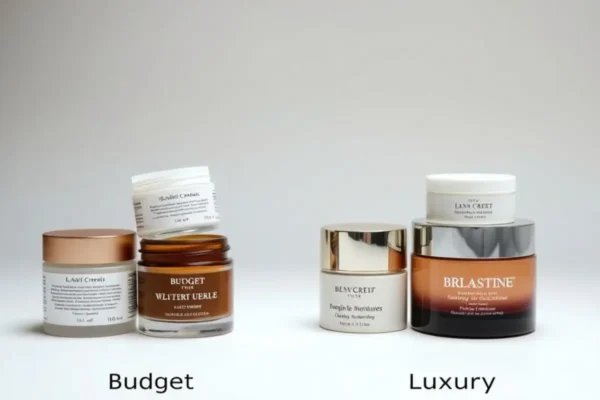 Comparatif crèmes hydratantes budget vs luxe : efficacité et choix pour la peau en Algérie.