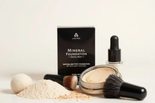 Fond de teint minéral pour peau grasse, effet mat et naturel