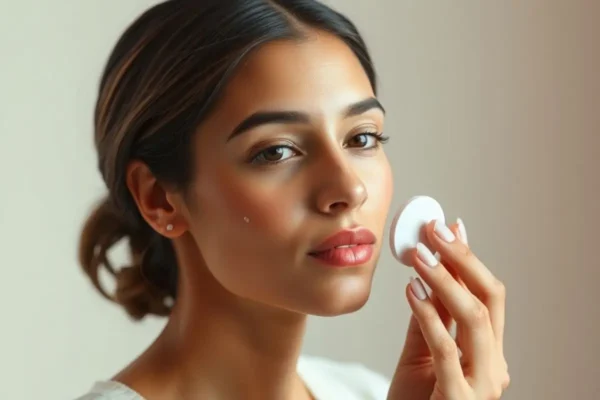 Lotion tonique en Algérie, étape essentielle pour rééquilibrer le pH et préparer la peau.