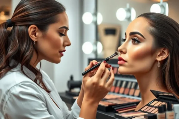 Ordre pro du maquillage du teint en Algérie, étapes pour un teint parfait.