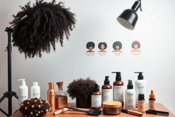 Routine cheveux bouclés en Algérie, méthode Curly Girl et astuces naturelles.