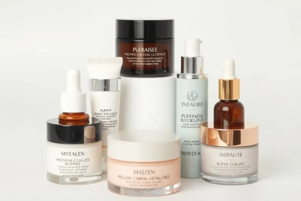 Routines de soins du contour des yeux en Algérie pour poches, cernes et ridules.