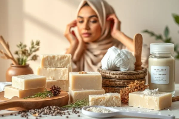 Shampooing solide en Algérie, avantages et conseils d’utilisation.