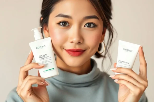 Routine visage pour peaux mixtes en Algérie avec produits adaptés pour zone T et joues sèches.